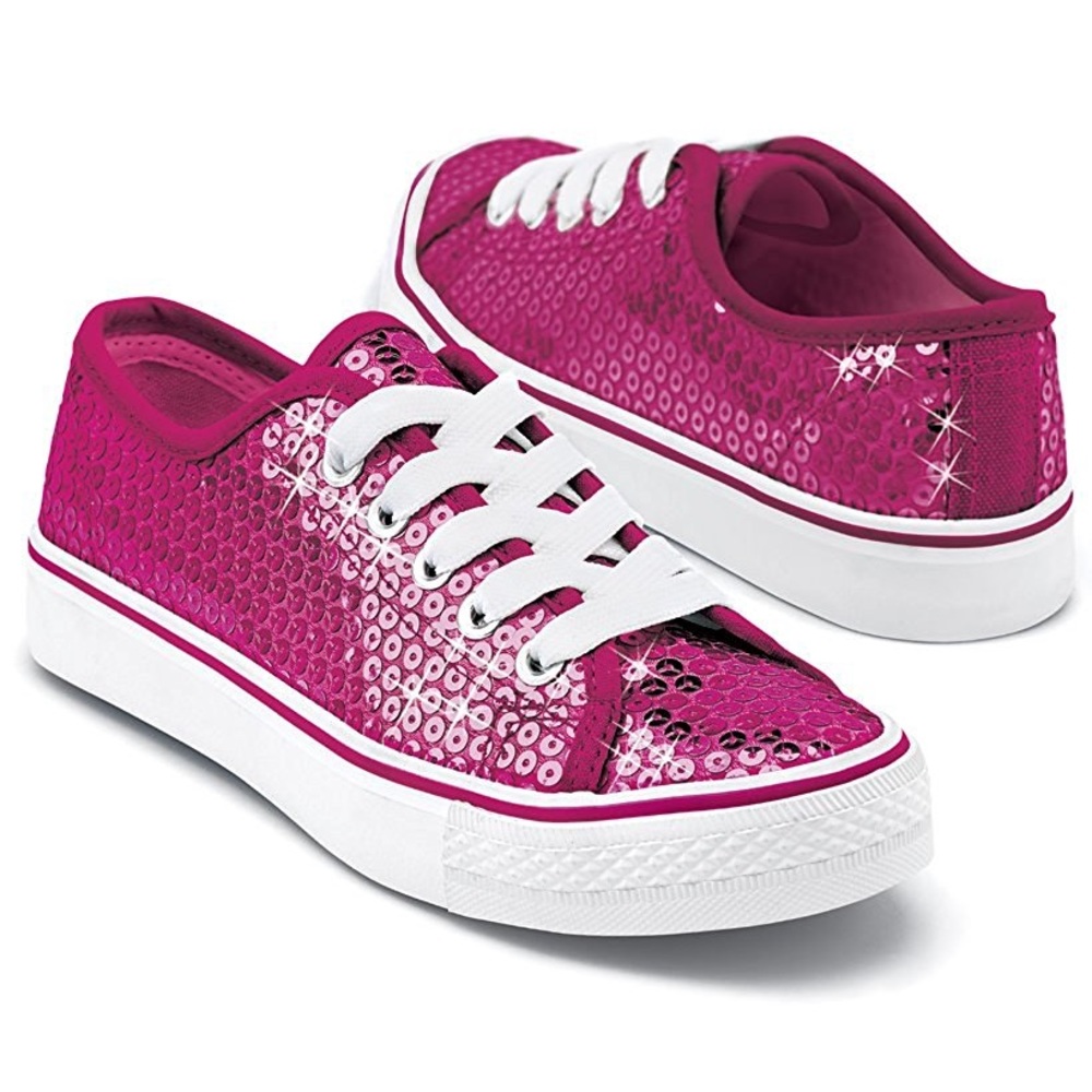 Balera Pink Sequence Sneakers size 7 worn once.